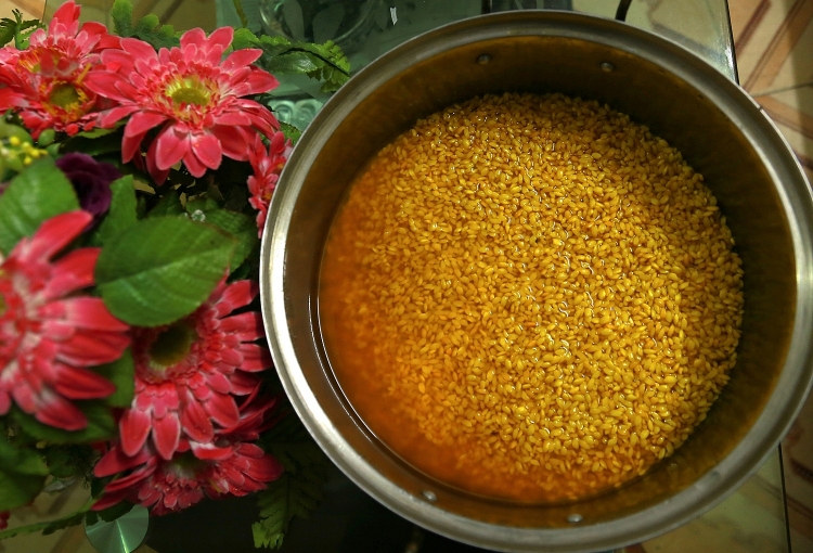 Xôi bjoóc phón - Đậm đà hương vị miền Non nước Cao Bằng