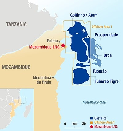 cac cong ty dau khi lon bi anh huong nang ne boi xung dot vu trang o mozambique