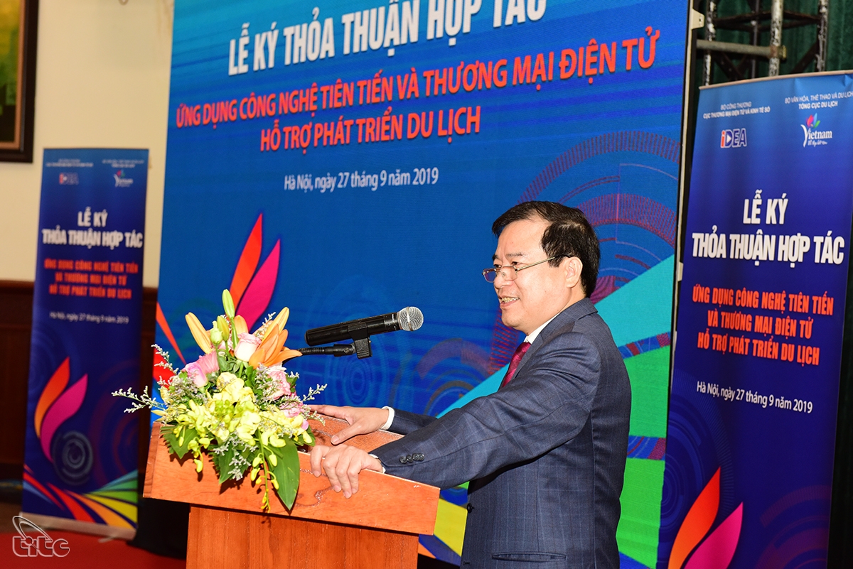 Tổng cục Du lịch và Cục Thương mại điện tử và Kinh tế số hợp tác ứng dụng công nghệ tiên tiến và thương mại điện tử hỗ trợ du lịch tong cuc du lich va cuc thuong mai dien tu va kinh te so hop tac ung dung cong nghe tien tien va thuong mai dien tu ho tro du lich