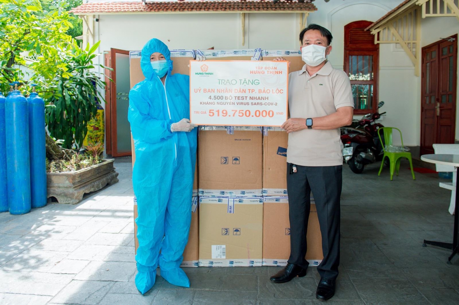 Tập đoàn Hưng Thịnh tiếp tục chung sức cùng các tỉnh, thành trong cuộc chiến chống Covid-19