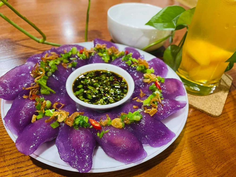 Gây thương nhớ với bánh bèo - nậm - lọc màu tím Huế Gây thương nhớ với bánh bèo - nậm - lọc màu tím Huế