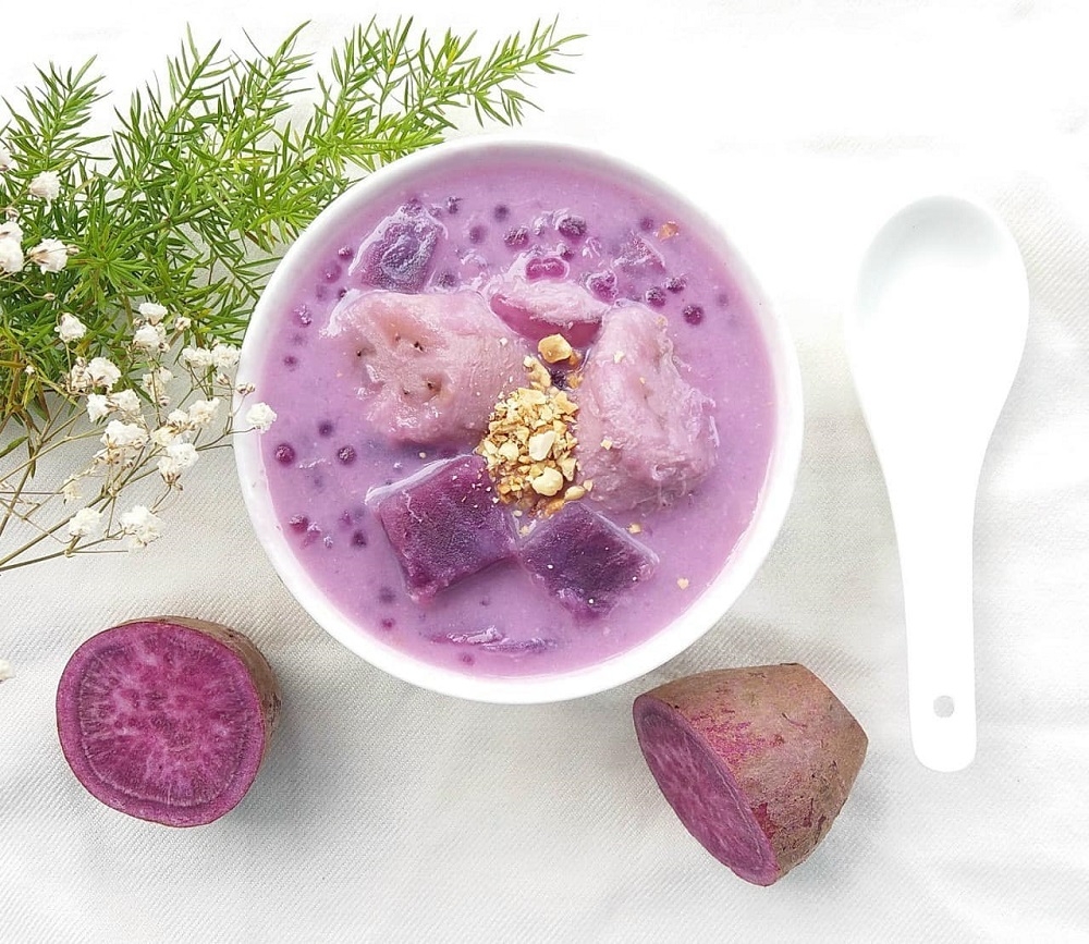 Gây thương nhớ với bánh bèo - nậm - lọc màu tím Huế Gây thương nhớ với bánh bèo - nậm - lọc màu tím Huế