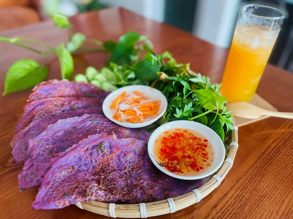 Gây thương nhớ với bánh bèo - nậm - lọc màu tím Huế Gây thương nhớ với bánh bèo - nậm - lọc màu tím Huế