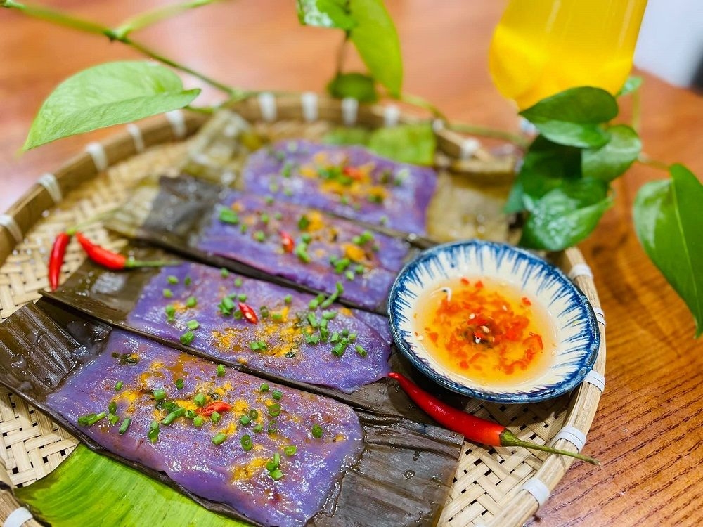 Gây thương nhớ với bánh bèo - nậm - lọc màu tím Huế Gây thương nhớ với bánh bèo - nậm - lọc màu tím Huế