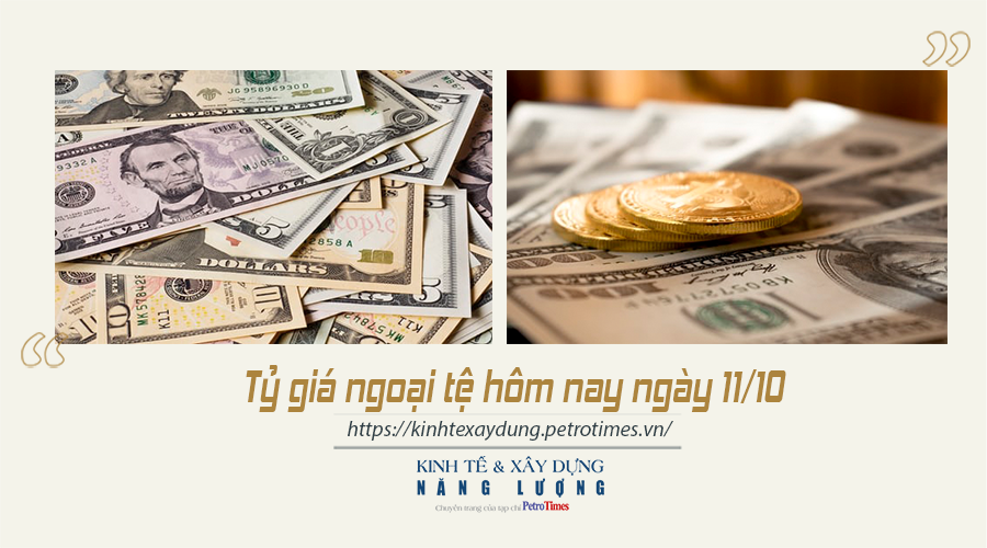 Tỷ giá ngoại tệ hôm nay ngày 11/10: USD có xu hướng giảm so với euro và bảng Anh