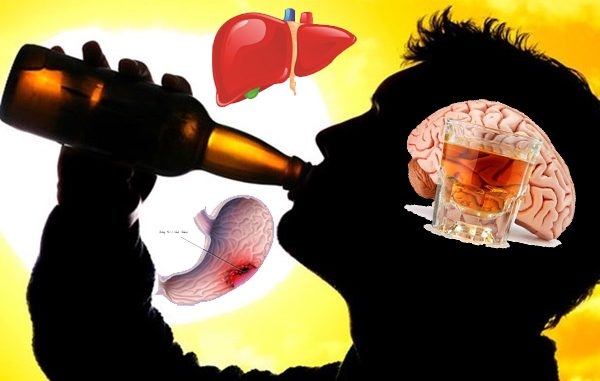 Những hậu quả mà rượu bia để lại cho cơ thể