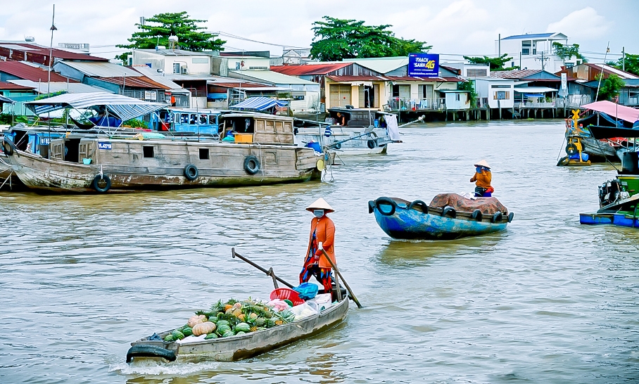 Chợ nổi Cái Răng “vui trở lại” Chợ nổi Cái Răng “vui trở lại”