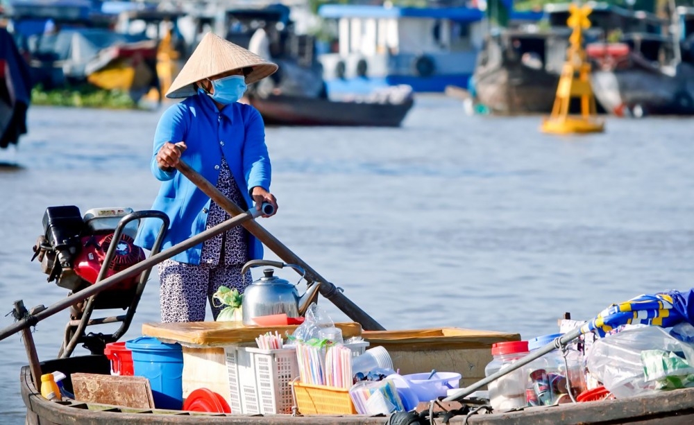 Chợ nổi Cái Răng “vui trở lại” Chợ nổi Cái Răng “vui trở lại”