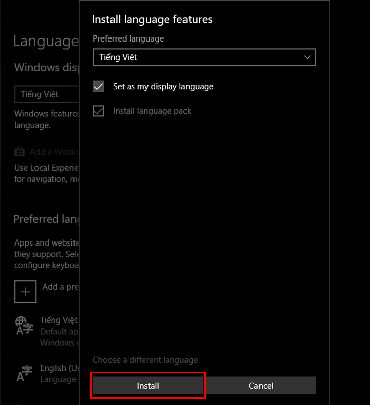 Cách cài tiếng việt cho Win 10 đơn giản nhất Cách cài tiếng việt cho Win 10 đơn giản nhất