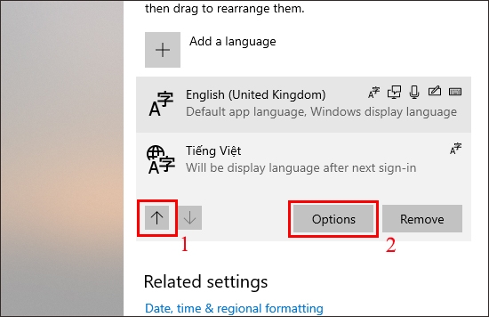 Cách cài tiếng việt cho Win 10 đơn giản nhất Cách cài tiếng việt cho Win 10 đơn giản nhất