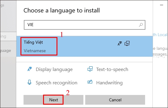 Cách cài tiếng việt cho Win 10 đơn giản nhất Cách cài tiếng việt cho Win 10 đơn giản nhất