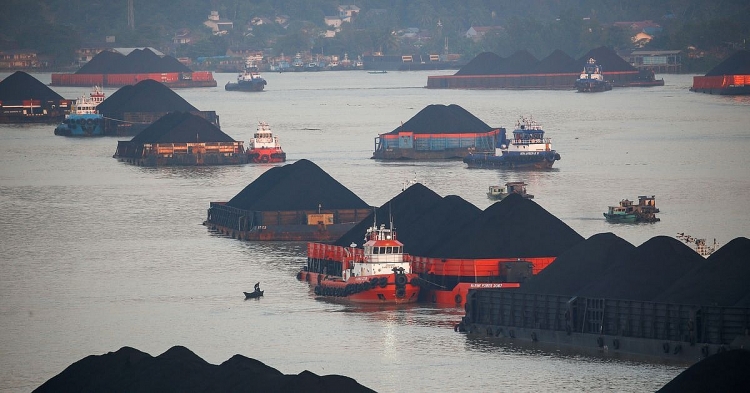 Indonesia cấm xuất khẩu than từ tháng 1/2022