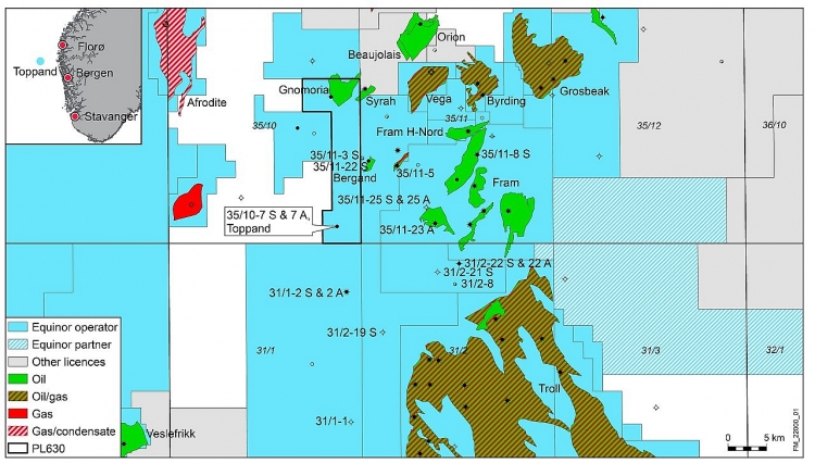 Equinor phát hiện một mỏ dầu mới ở Biển Bắc