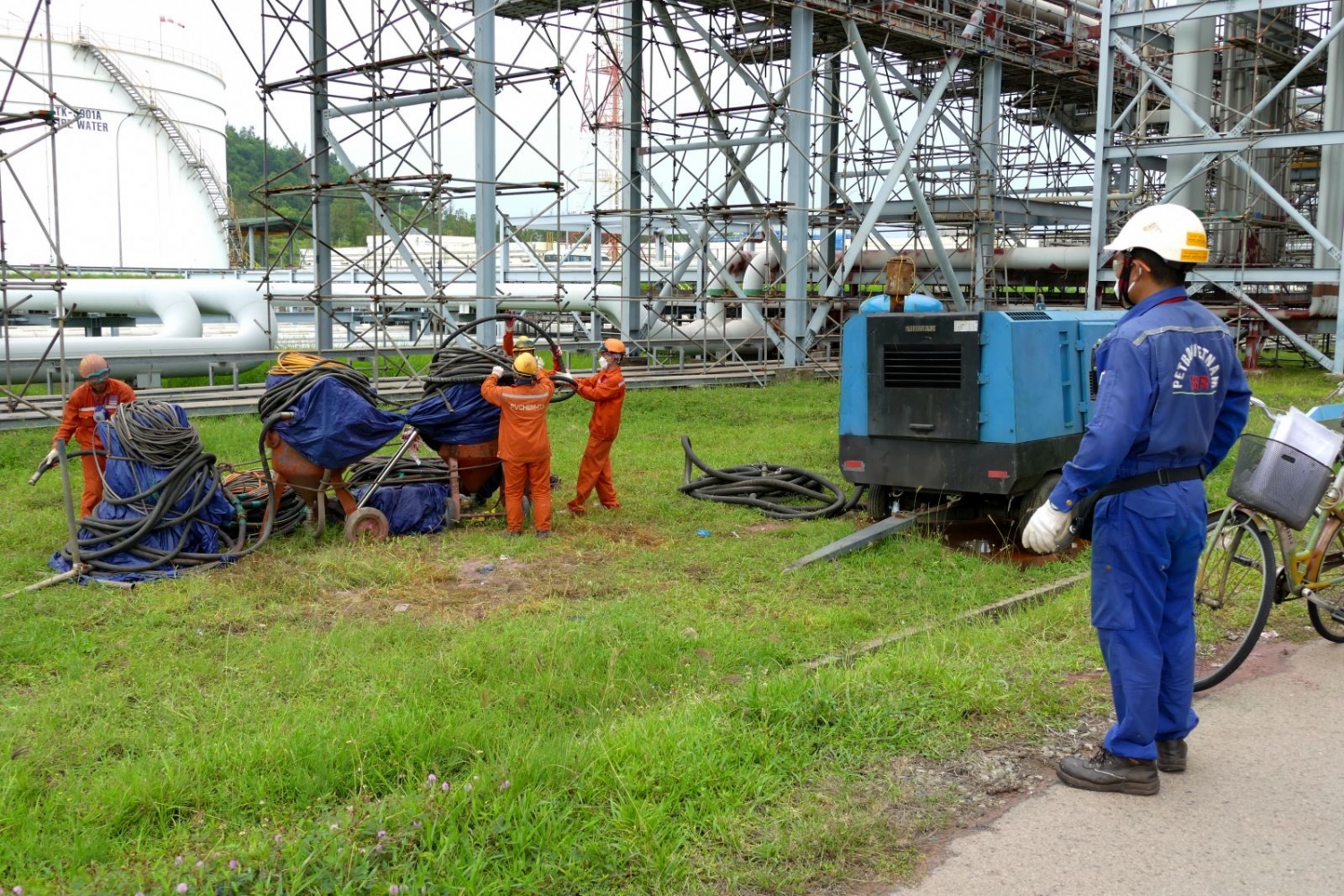 NMLD Dung Quất sẵn sàng ứng phó với cơn bão Noru