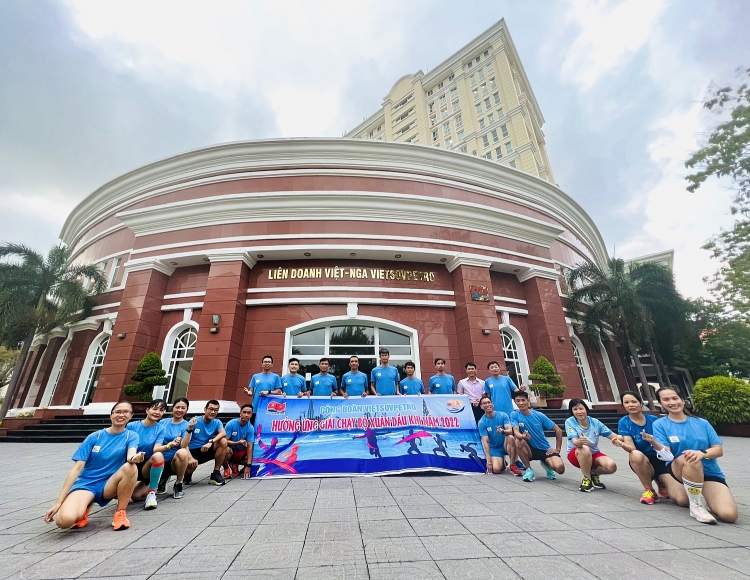 Công đoàn Vietsovpetro hưởng ứng Giải chạy bộ online “Xuân Dầu khí năm 2022”