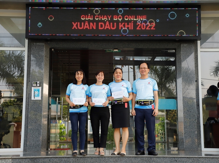 Công đoàn PVU tổng kết và trao giải thưởng nội bộ Giải chạy “Xuân dầu khí 2022”