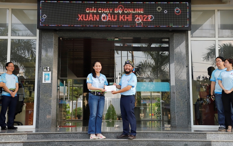 Công đoàn PVU tổng kết và trao giải thưởng nội bộ Giải chạy “Xuân dầu khí 2022”