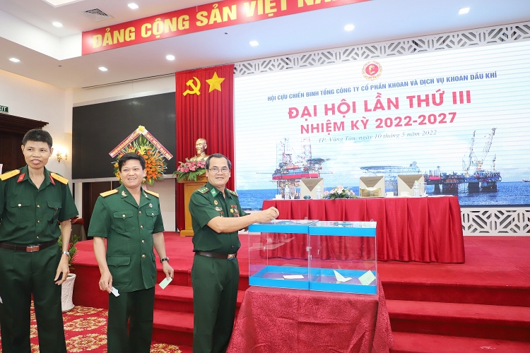 Hội Cựu chiến binh PV Drilling tổ chức thành công Đại hội Đại biểu lần thứ III, nhiệm kỳ 2022-2027