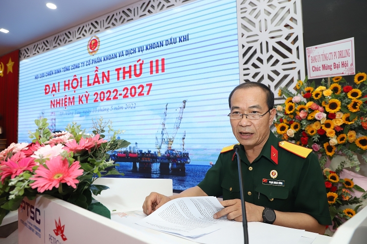 Hội Cựu chiến binh PV Drilling tổ chức thành công Đại hội Đại biểu lần thứ III, nhiệm kỳ 2022-2027