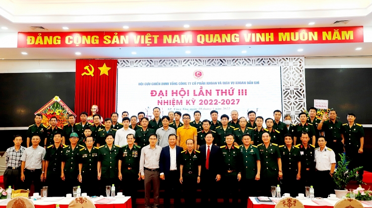 Hội Cựu chiến binh PV Drilling tổ chức thành công Đại hội Đại biểu lần thứ III, nhiệm kỳ 2022-2027