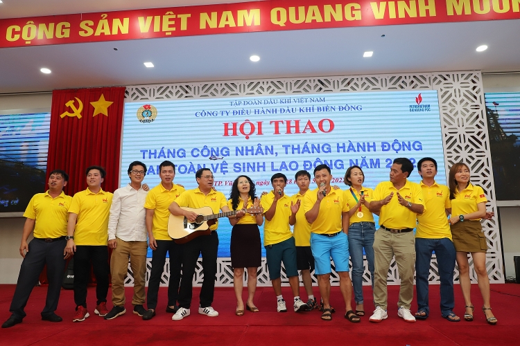 BIENDONG POC: Sôi nổi hội thao hưởng ứng Tháng Công nhân, Tháng hành động về ATVSLĐ
