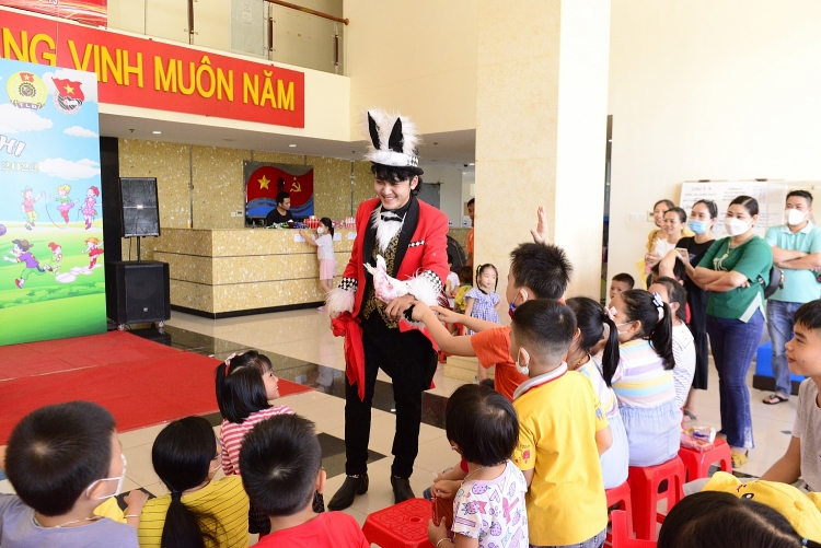 Xí nghiệp Khoan và Sửa giếng tổ chức “Ngày hội Thiếu nhi”