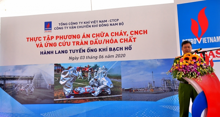 kdn to chuc thanh cong dien tap pcccchcn uctdhc tren hanh lang tuyen ong dan khi bach ho
