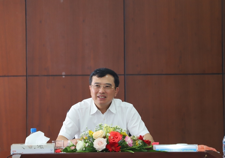 Chủ tịch HĐTV Petrovietnam Hoàng Quốc Vượng thăm và làm việc với PVU