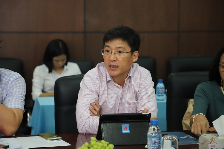 Chủ tịch HĐTV Petrovietnam Hoàng Quốc Vượng thăm và làm việc với PVU