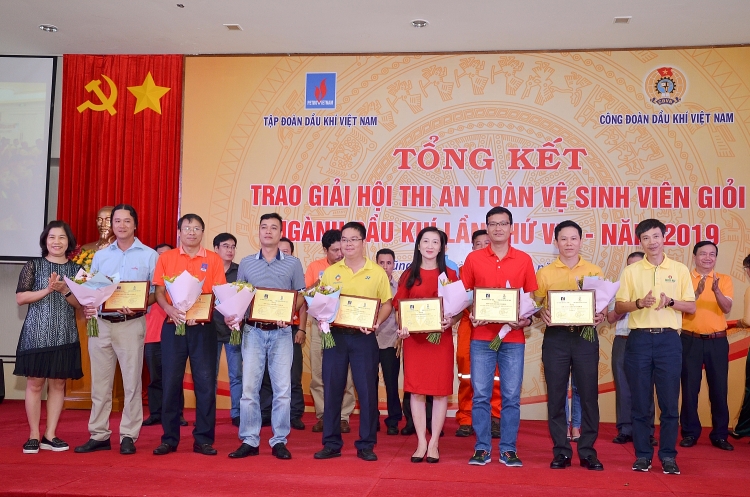 tong ket va trao giai hoi thi an toan ve sinh vien gioi nganh dau khi lan thu viii nam 2019