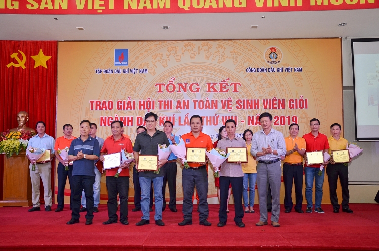 tong ket va trao giai hoi thi an toan ve sinh vien gioi nganh dau khi lan thu viii nam 2019