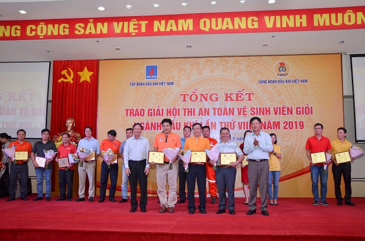 tong ket va trao giai hoi thi an toan ve sinh vien gioi nganh dau khi lan thu viii nam 2019