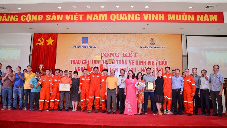 tong ket va trao giai hoi thi an toan ve sinh vien gioi nganh dau khi lan thu viii nam 2019