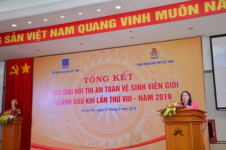 tong ket va trao giai hoi thi an toan ve sinh vien gioi nganh dau khi lan thu viii nam 2019