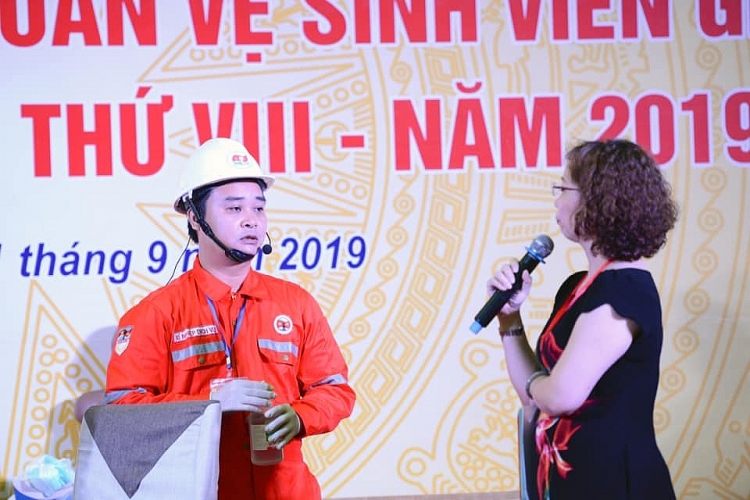 nhung hinh anh an tuong cua hoi thi an toan ve sinh vien gioi nganh dau khi lan viii nam 2019