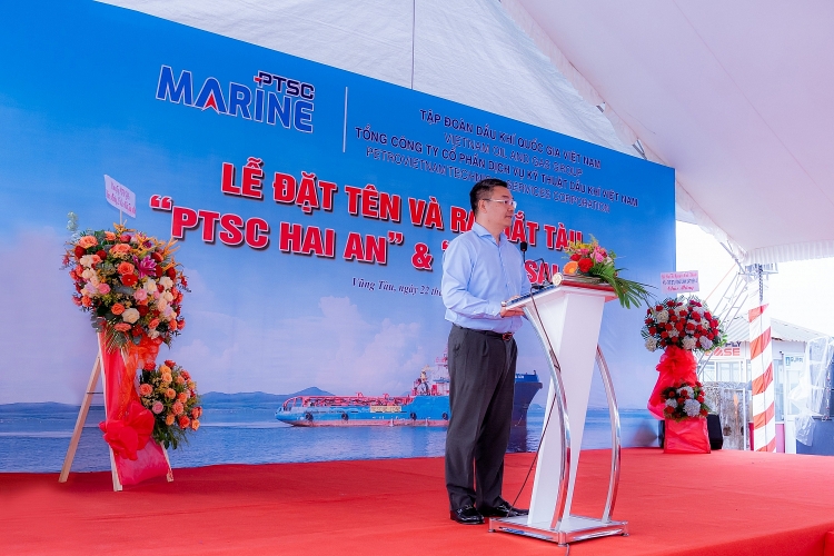 PTSC Marine long trọng tổ chức Lễ đặt tên và ra mắt Tàu PTSC Hải An và PTSC Sài Gòn PTSC Marine tổ chức Lễ đặt tên và ra mắt Tàu PTSC Hai An và PTSC Sai Gon