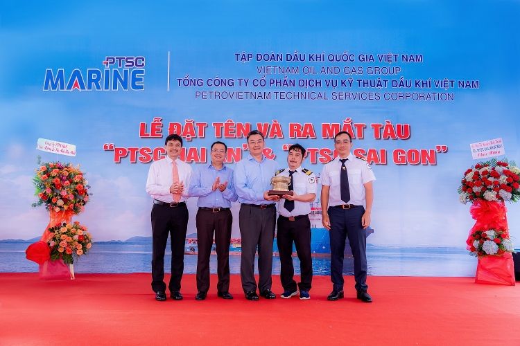 PTSC Marine long trọng tổ chức Lễ đặt tên và ra mắt Tàu PTSC Hải An và PTSC Sài Gòn PTSC Marine tổ chức Lễ đặt tên và ra mắt Tàu PTSC Hai An và PTSC Sai Gon
