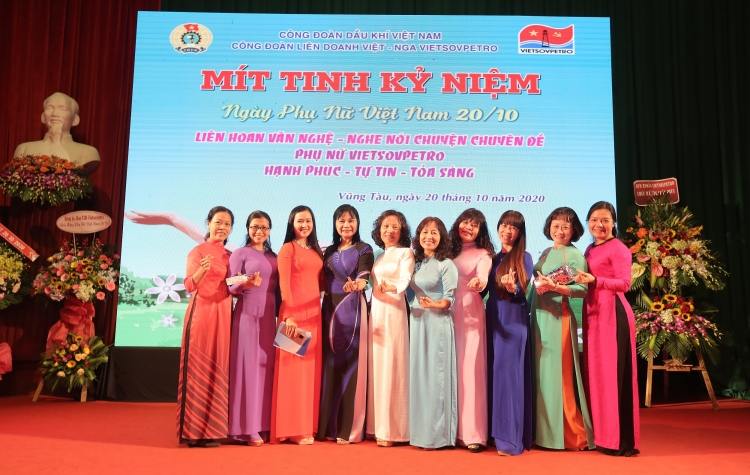 Phụ nữ Vietsovpetro hạnh phúc, tự tin tỏa sáng