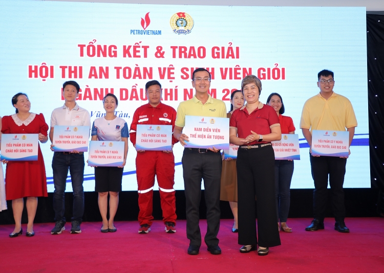 Bế mạc Hội thi An toàn vệ sinh viên giỏi ngành Dầu khí lần thứ IX năm 2022