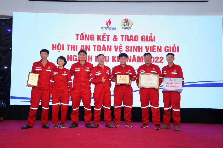 Bế mạc Hội thi An toàn vệ sinh viên giỏi ngành Dầu khí lần thứ IX năm 2022