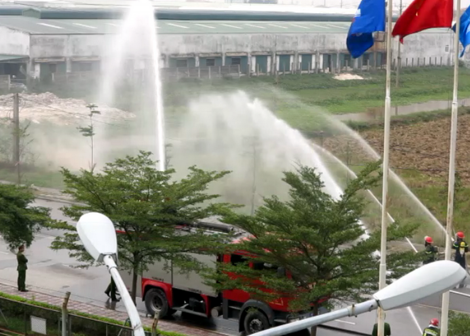 cac don vi pv gas dien tap phuong an chua chay va ung cuu su co tran hoa chat