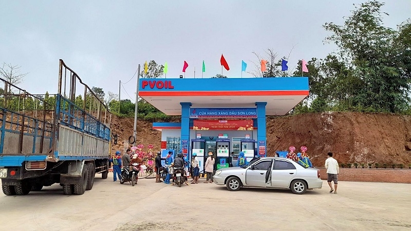 CHXD Sơn Long vừa được khai trương
