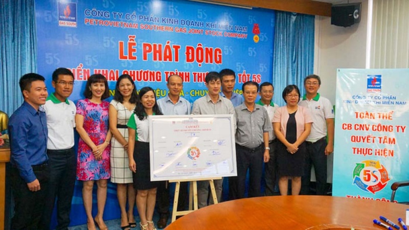 pv gas south phat dong thi dua thuc hien 5s