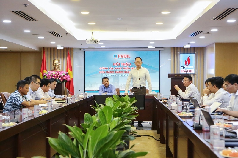 Ông Cao Hoài Dương – Chủ tịch HĐQT PVOIL phát biểu tại Hội thảo