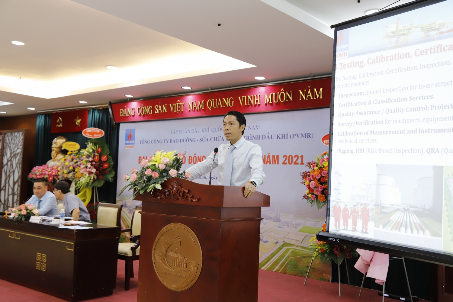 Tổng Giám đốc PVMR Mai Ngọc Khoa báo cáo hoạt động SXKD