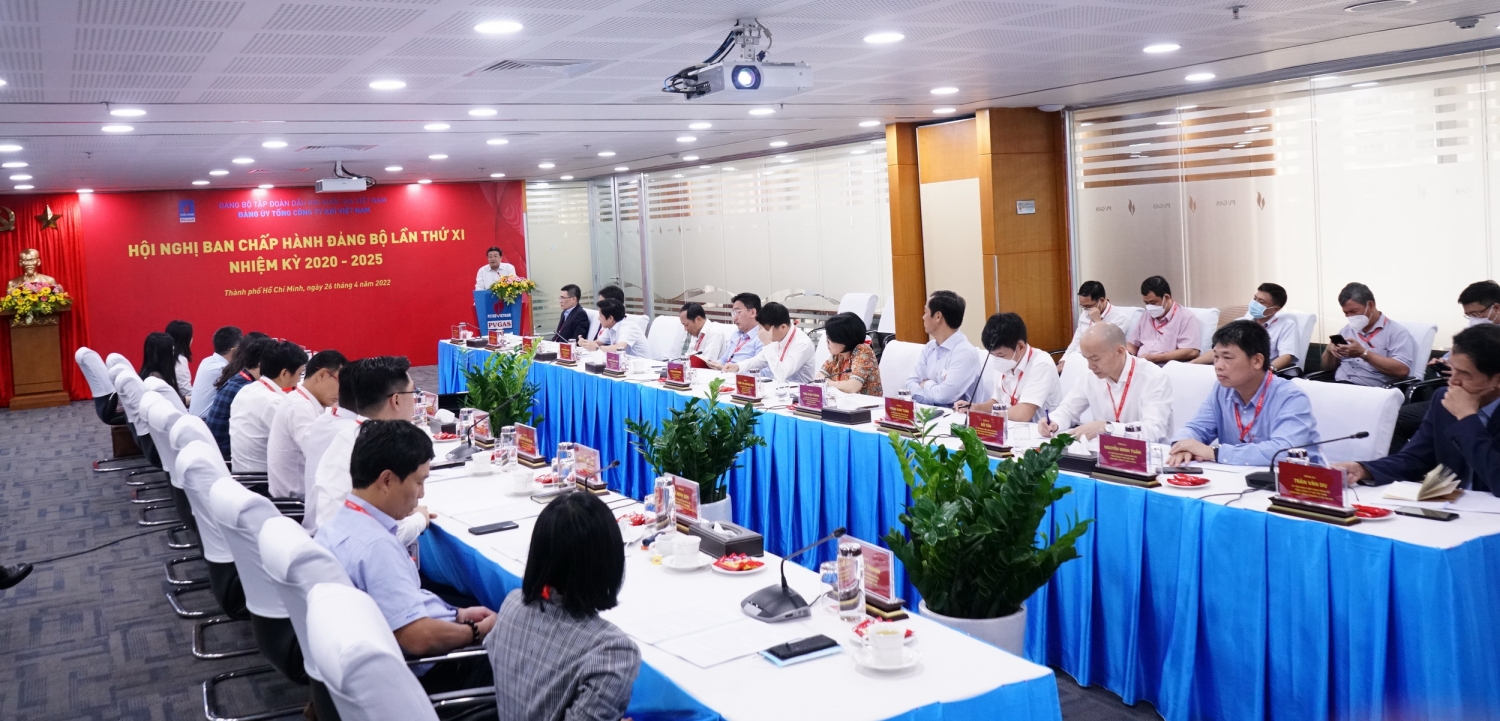 Hội nghị Ban Chấp hành Đảng bộ PV GAS lần thứ XI, nhiệm kỳ 2020-2025  