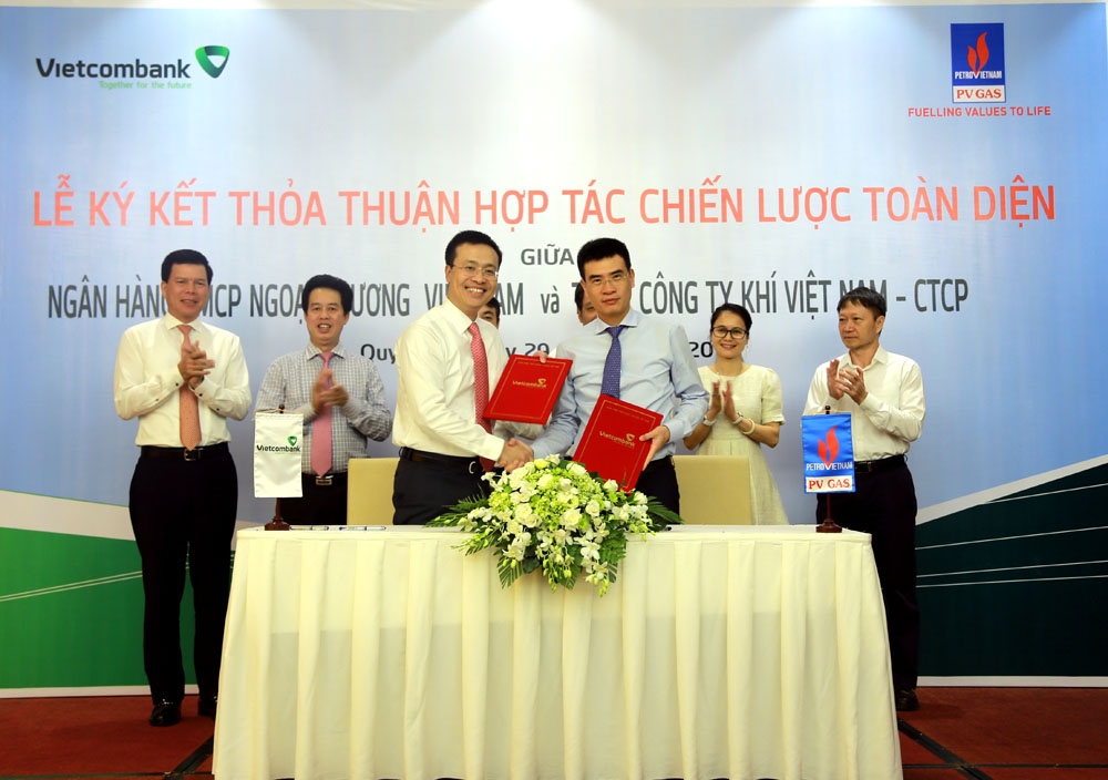 pv gas va vietcombank ky thoa thuan hop tac chien luoc toan dien