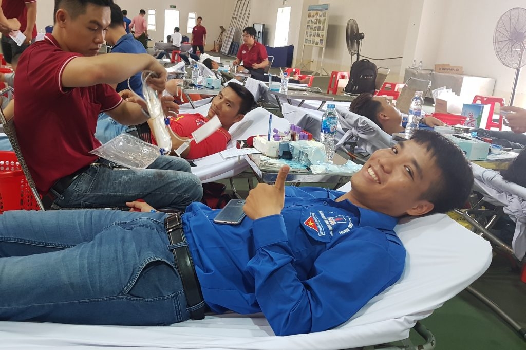 ngay hoi hien mau tinh nguyen lan viii cum phoi hop hoat dong ptsc ba ria vung tau