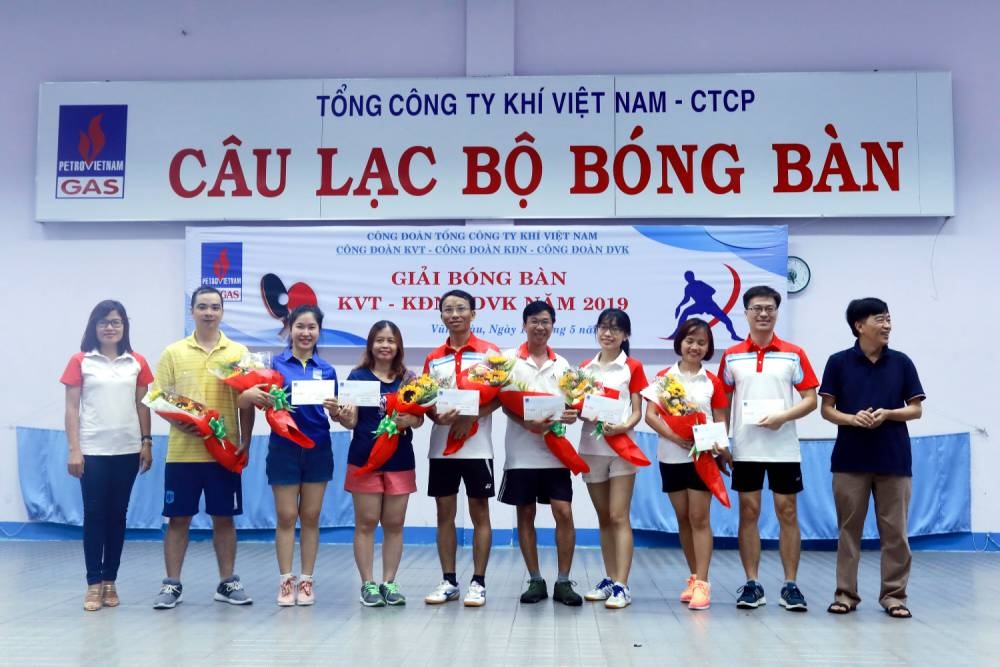 pv gas to chuc nhieu hoat dong the thao huong ung thang cong nhan