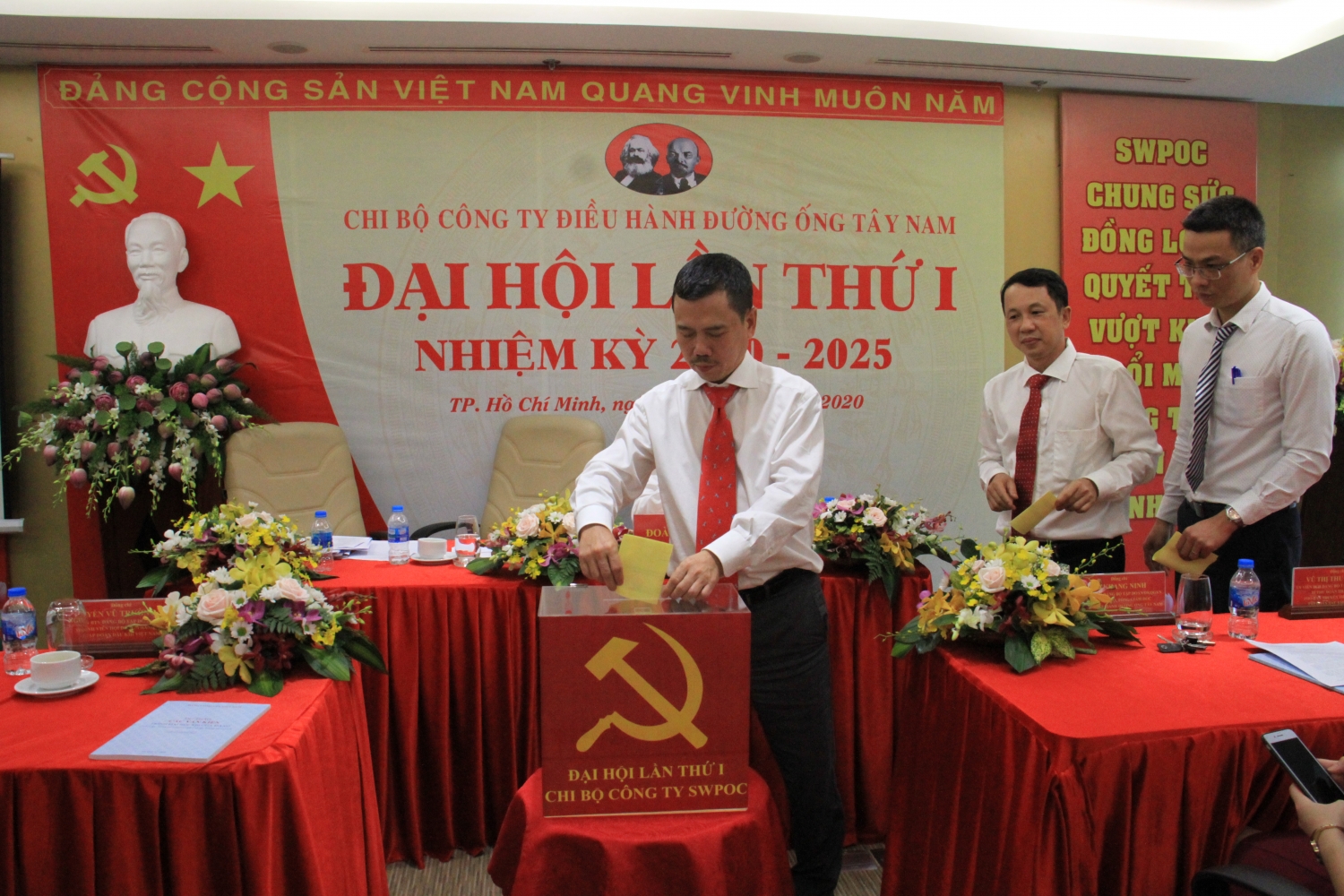 swpoc to chuc thanh cong dai hoi chi bo lan thu i nhiem ky 2020 2025